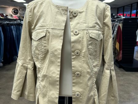 Blazer By Ann Taylor In Tan, Size: M Hot on Sale