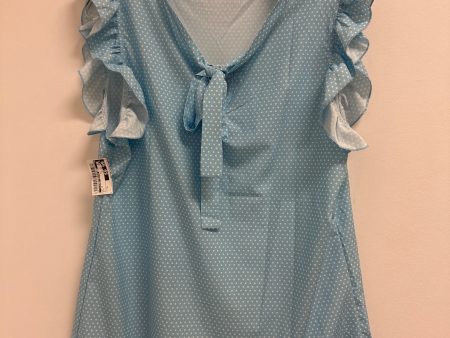 Top Short Sleeve By Clothes Mentor In Blue, Size: Xl For Cheap