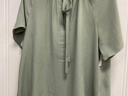 Top Short Sleeve By H&m In Green, Size: S Online