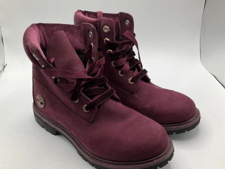 Boots Hiking By Timberland In Purple, Size: 7 For Sale