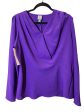 Top Long Sleeve By Worthington In Purple, Size: L Online Hot Sale