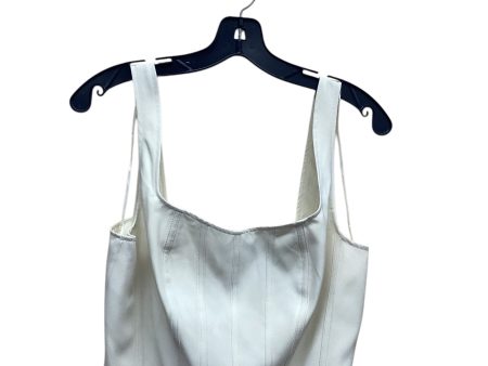 Top Sleeveless By Clothes Mentor In Cream, Size: M Online Sale