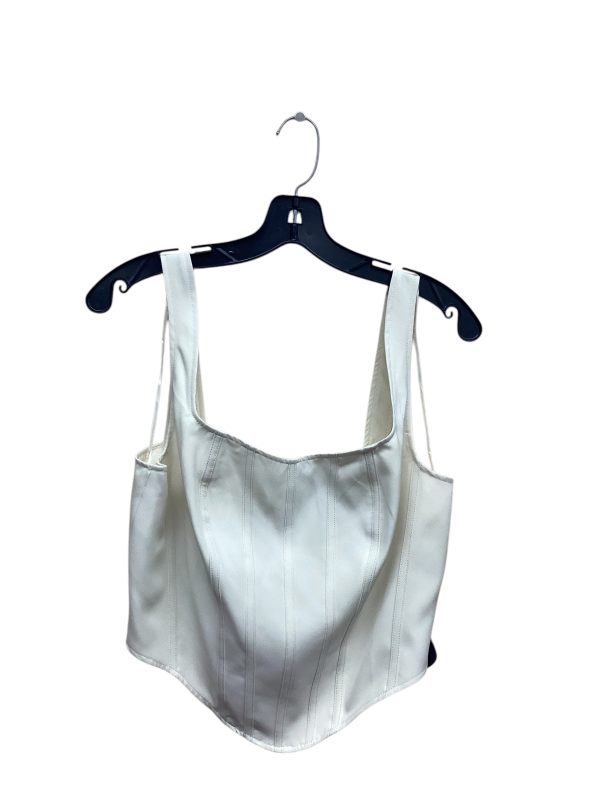 Top Sleeveless By Clothes Mentor In Cream, Size: M Online Sale