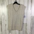 Vest Sweater By Clothes Mentor In Tan, Size: S Discount