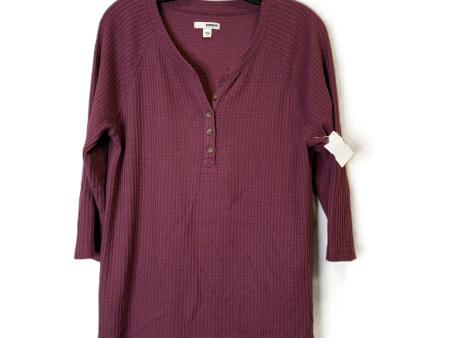 Top Long Sleeve By Sonoma In Purple, Size: M Online