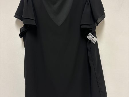 Top Short Sleeve By Clothes Mentor In Black, Size: Xl Cheap