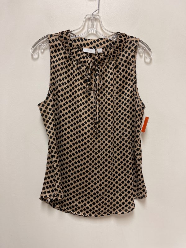 Top Sleeveless By New York And Co In Black & Cream, Size: M Supply