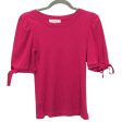 Top Ss Basic By Loft In Pink, Size:S Sale