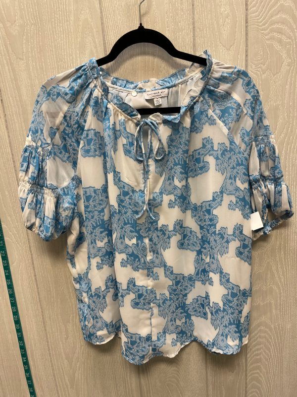 Top Short Sleeve By Current Air In Floral Print, Size: S Cheap