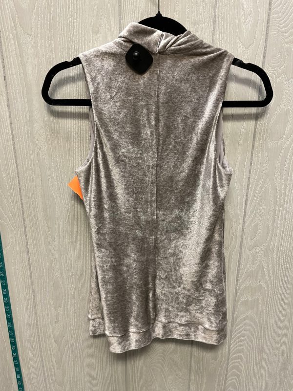 Top Sleeveless By Etcetra In Silver, Size: Xs For Sale