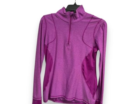 Athletic Top Long Sleeve Collar By Champion In Purple, Size: S Discount