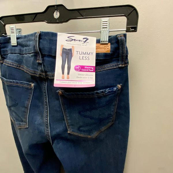 Jeans Skinny By Seven 7 In Blue Denim, Size: 6 Online now