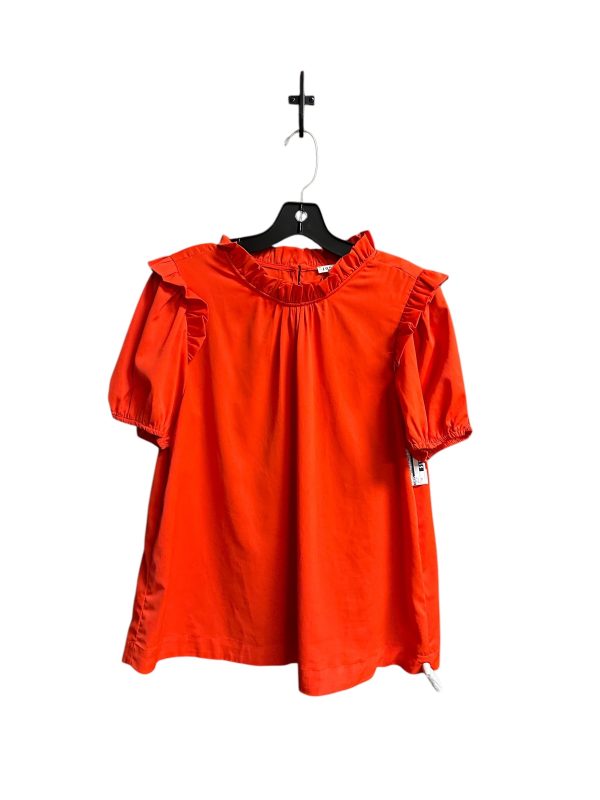 Top Short Sleeve By Jodifl In Orange, Size: M Cheap