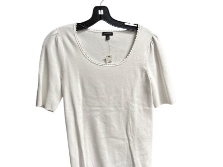 Top Short Sleeve By Talbots In White, Size: Xs Online now