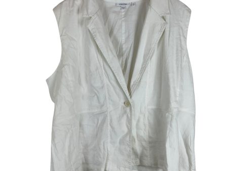 Vest Other By Chicos In White, Size: 20 For Discount