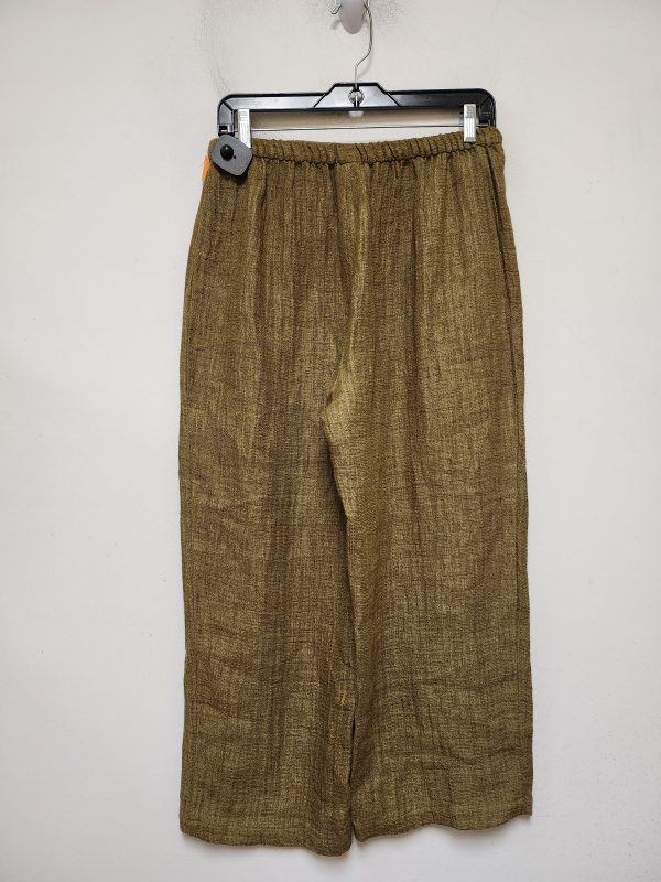 Pants Linen By Eileen Fisher In Green, Size: 4 Online now