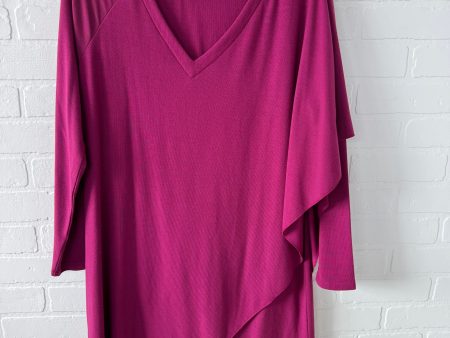 Tunic Long Sleeve By Soft Surroundings In Pink, Size: M For Cheap