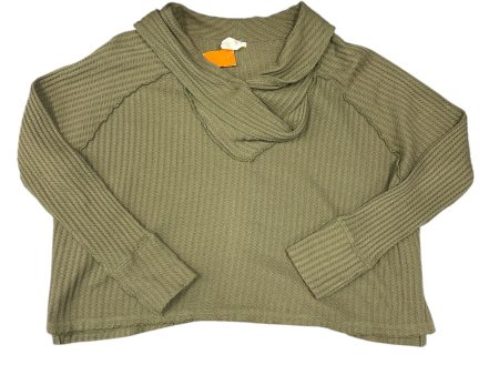 Top Long Sleeve By We The Free In Green, Size: L Online Hot Sale