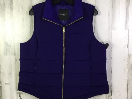 Vest Puffer & Quilted By Talbots In Blue, Size: L Cheap