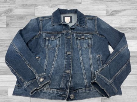 Jacket Denim By Lc Lauren Conrad In Blue Denim, Size: S Supply