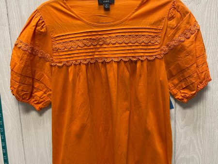 Top Short Sleeve By J. Crew In Orange, Size: S Online Sale