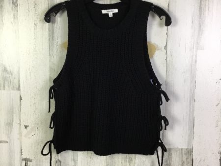 Vest Sweater By Splendid In Black, Size: M Online Sale