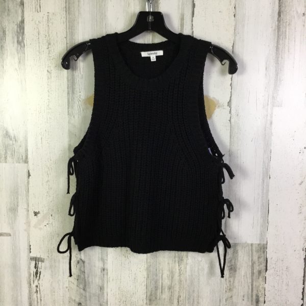 Vest Sweater By Splendid In Black, Size: M Online Sale