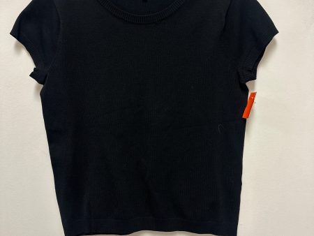 Top Short Sleeve By Calvin Klein In Black, Size: M For Sale