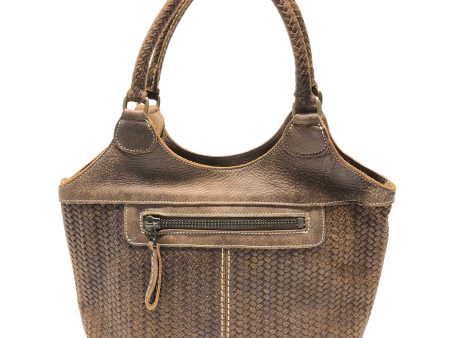 Handbag Leather By Clothes Mentor, Size: Medium Cheap