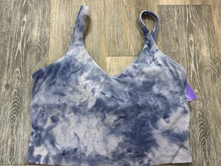 Athletic Bra By Lululemon In Tie Dye Print, Size: 10 For Cheap