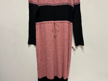 Dress Casual Maxi By Clothes Mentor In Black & Pink, Size: Xl Online Sale