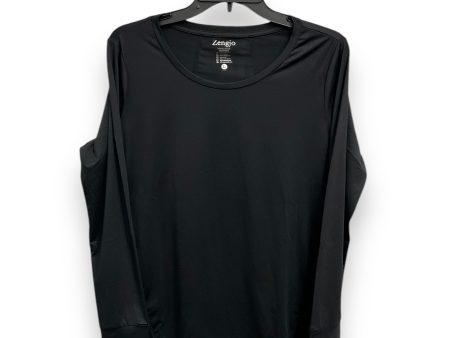 Athletic Top Short Sleeve By Cmc In Black, Size: L Fashion