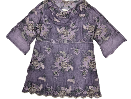 Tunic Long Sleeve By Soft Surroundings In Purple, Size: L Supply