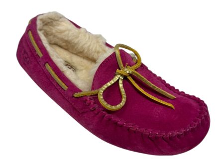 Slippers Designer By Ugg In Pink, Size: 5 Sale