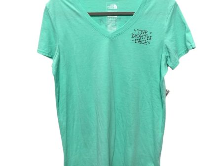 Top Ss Basic By The North Face In Aqua, Size:M on Sale