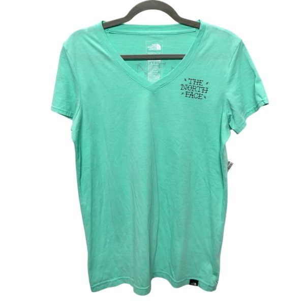 Top Ss Basic By The North Face In Aqua, Size:M on Sale