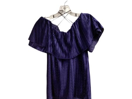 Top Short Sleeve By Sanctuary In Violet, Size: M Hot on Sale