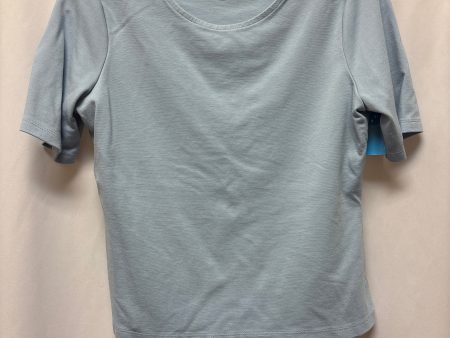 Top Short Sleeve By Adrienne Vittadini In Blue, Size: S For Sale