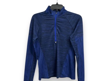 Athletic Top Long Sleeve Collar By Athleta In Blue, Size: S For Cheap