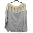 Top Ls By Clothes Mentor In Grey & Tan, Size:M Discount