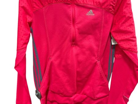 Athletic Jacket By Adidas In Pink, Size: S For Cheap