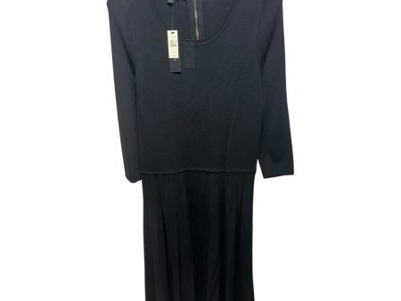 Knit Dress Casual Midi By Talbots In Black, Size: M Supply