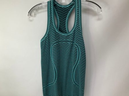 Athletic Tank Top By Lululemon In Blue, Size: 4 Supply