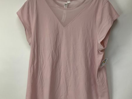 Athletic Top Short Sleeve By Lululemon In Pink, Size: 10 Discount