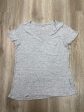 Top Short Sleeve By Mossimo In Grey, Size: M For Sale