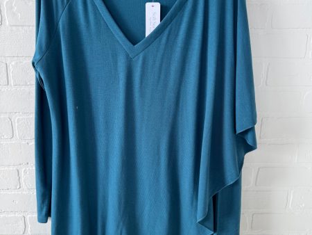 Tunic Long Sleeve By Soft Surroundings In Blue, Size: M For Discount