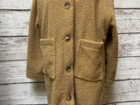 Coat Faux Fur & Sherpa By Clothes Mentor In Tan, Size: L Supply