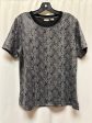 Top Short Sleeve By Chicos In Grey, Size: L on Sale