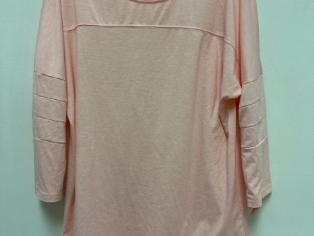 Top Short Sleeve By Clothes Mentor In Pink, Size: Xl For Sale