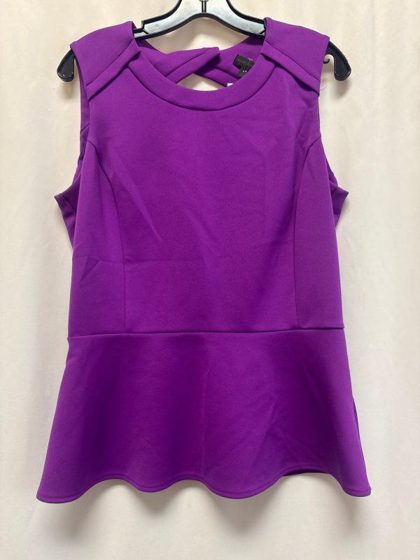 Top Sleeveless By Worthington In Purple, Size: L For Sale